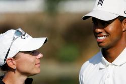 Annika Sörenstam ja Tiger Woods osallistuivat ensimmäistä kertaa samaan Skins Gamesiin &copy Getty Images