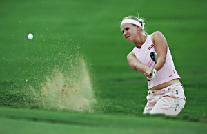 Minea Blomqvistin paras yksittäinen sijoitus LPGA Tourin kisassa on toistaiseksi 24:s. &copy Getty Images