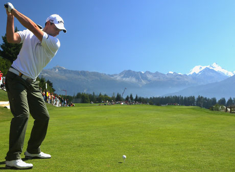 European Masters on Sveitsin golfin vuoden kohokohta. Kuva kesän 2008 kilpailusta. © GettyImages