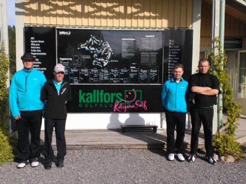Pauli Jarimo, Jere Suominen, Samu Alander sekä E-Tour-voittaja Ville Lipsanen olivat mukana Ruotsin Handigolf Tourilla.
