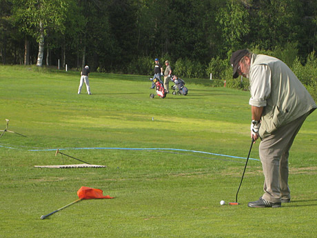 Tähän asti golfia on pelattu matkailukaupungissa vain Rukan 9-reikäisellä kentällä.