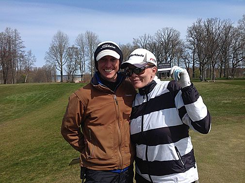 Kati Puukko (Scandic) oli yksi taitavista, joka osui 17:lla viheriöön saaden palkinnokseen pelilipun Estonian Golf & Country Clubille.