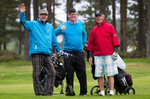 Erkki Kinnunen (vas.), Kalle Virtapohja (keskellä) ja Anssi Kukkonen. Kuva: Kai Kilappa