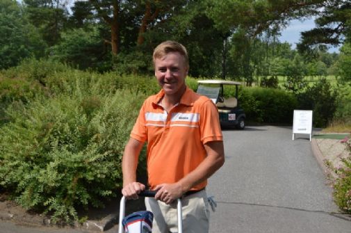 Patrik Sjöland osoitti jälleen olevansa valmis taistelemaan Gant Openin voitosta. Kuva: Aura Golf