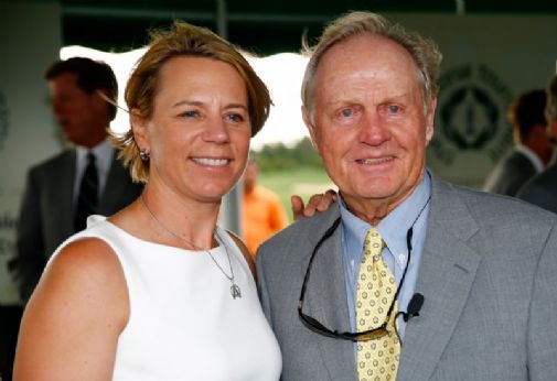 Annika Sörenstam oli kunniavieraana Jack Nicklauksen alkukesästä isännöimässä Memorial Tournamentissa.Kuva Getty Images