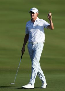 Jimmy Walker on tehnyt koko kisassa vasta yhden bogin. Kuva: Getty Images.