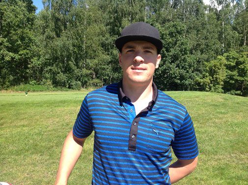 Riku Mattila on Loimijoki Golfin kirkkain tähti. Sunnuntaina pelattavan kisan tuotto ohjataan hänen kilpailukulujensa kattamiseen.